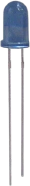 Blue LED — Single-color indicator