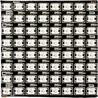 WS2812B RGB Matrix 8×8 — Custom module counts at runtime